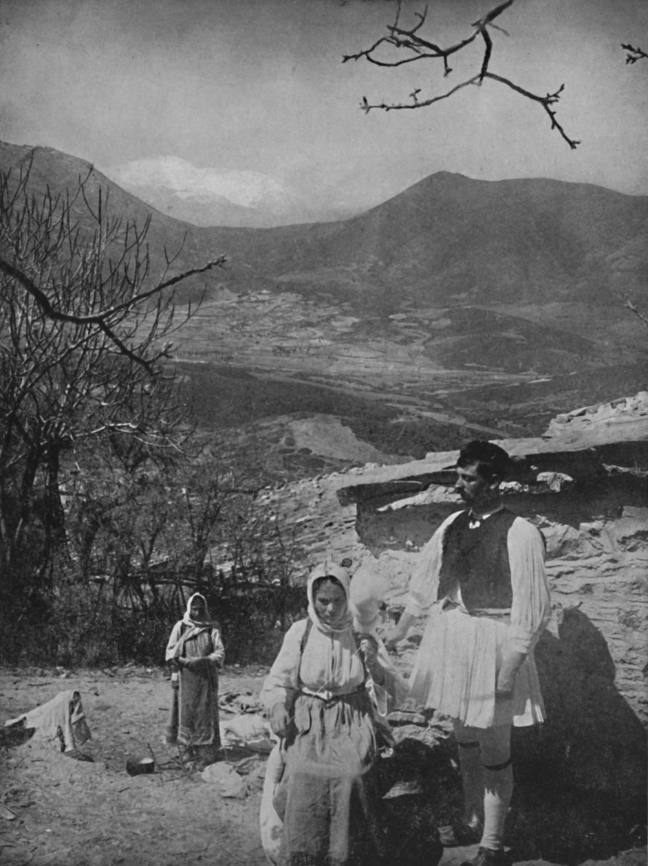 Uitzicht op de berg Parnassus, 1913 door Unbekannt