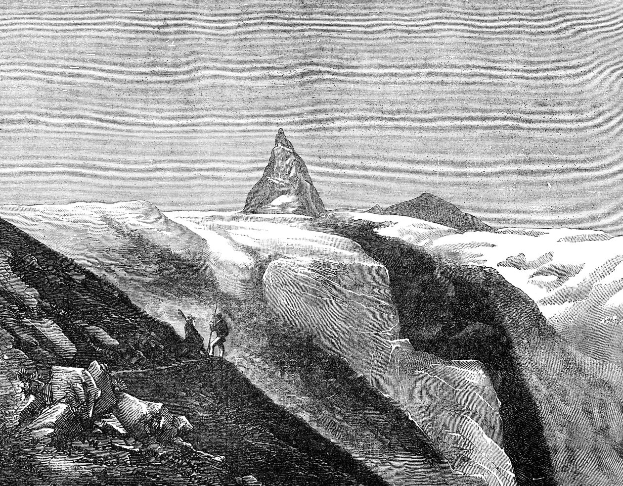 Uitzicht op de Matterhorn, eind 19e eeuw door Unbekannt