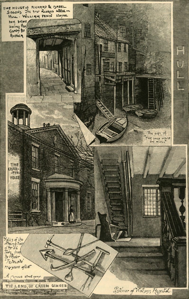 Uitzichten in Hull, 1898 door Unbekannt