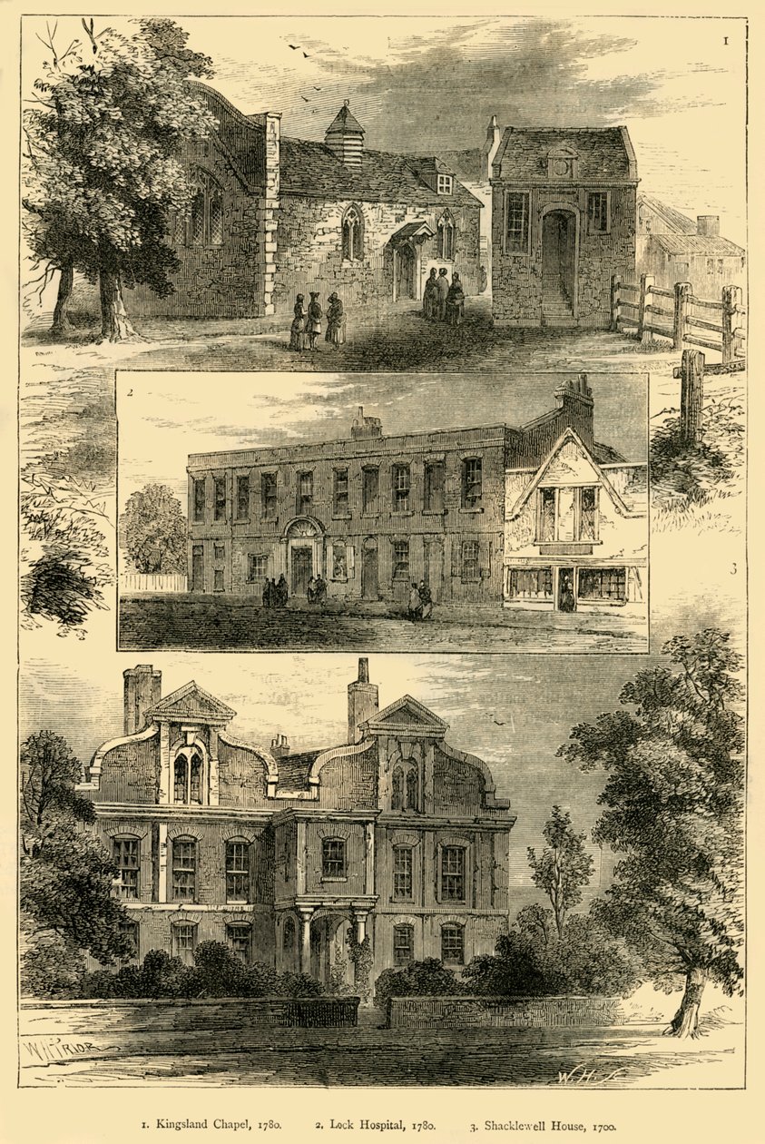 Uitzichten in Kingsland, ca. 1876 door Unbekannt