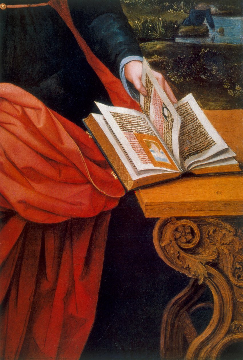 Maagd en Kind, (detail), 16e eeuw door Unbekannt
