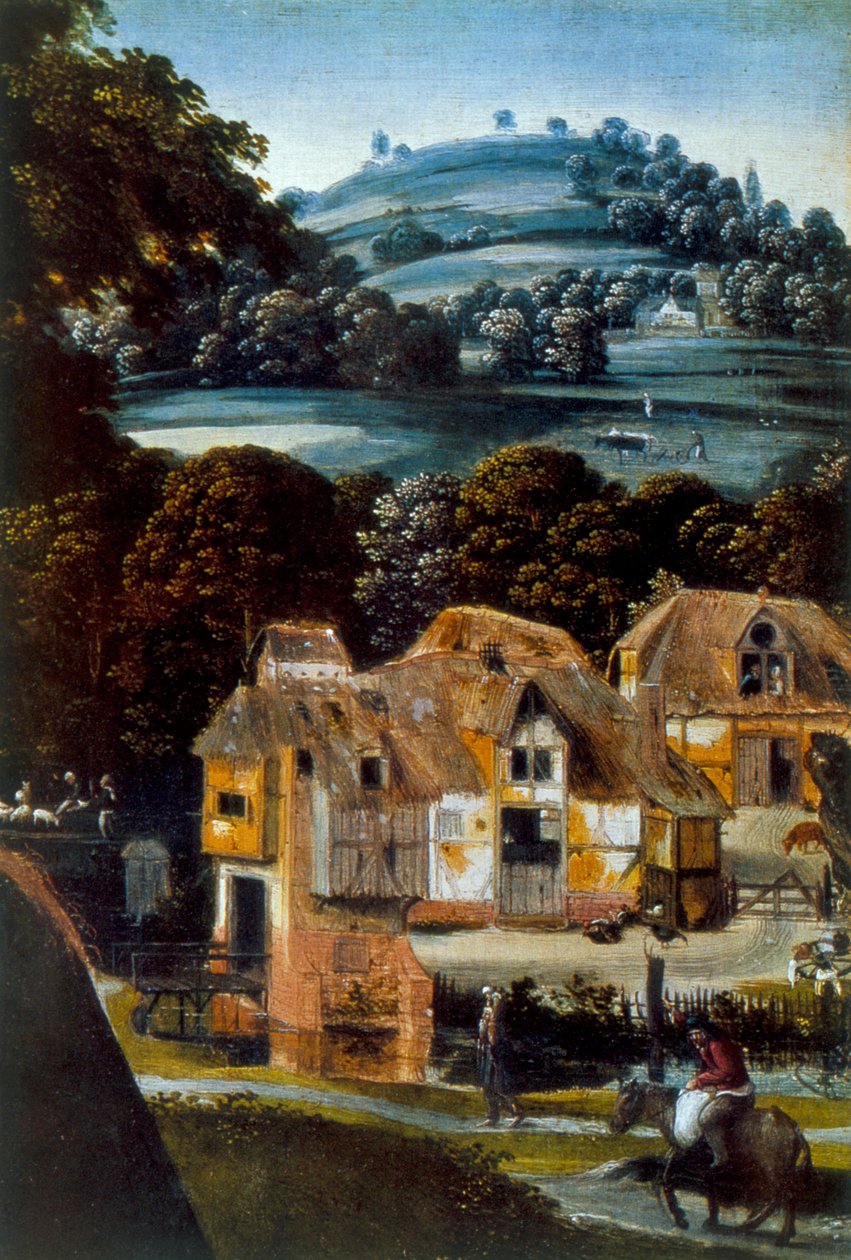 Maagd en Kind, detail, 16e eeuw door Unbekannt