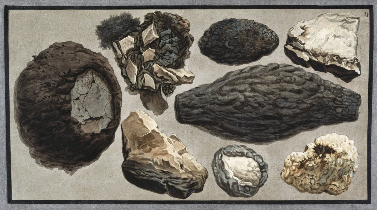 Vulkanisch materiaal van de Vesuvius door Unbekannt