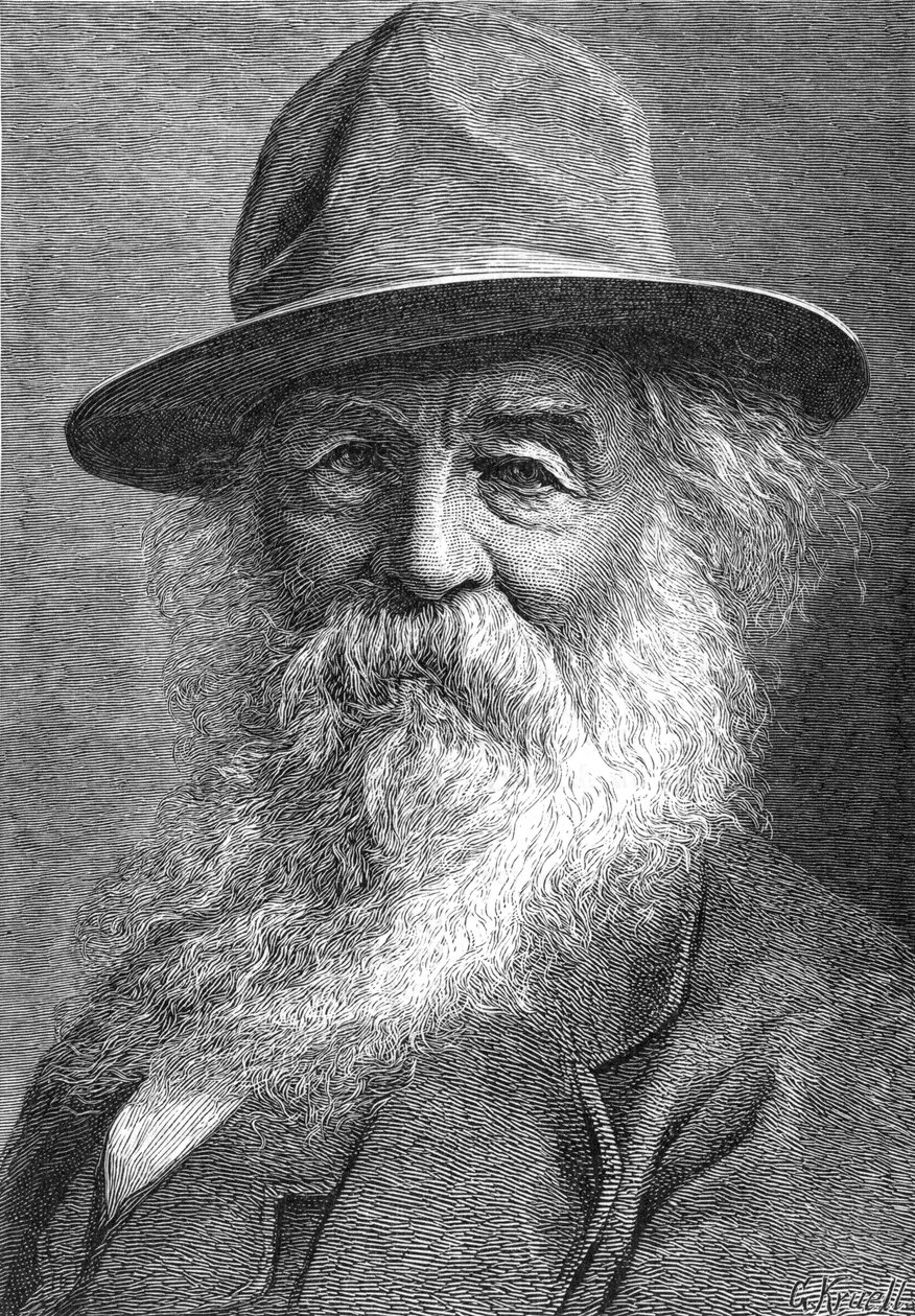 Walt Whitman 1819-1892, Amerikaanse dichter, ca. 1880s door Unbekannt