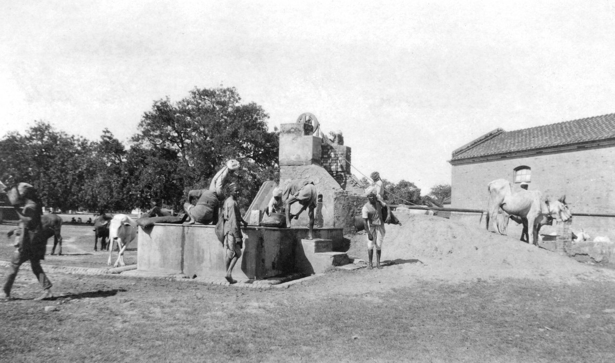 Waterput, Mathura, India, 1916-1917 door Unbekannt