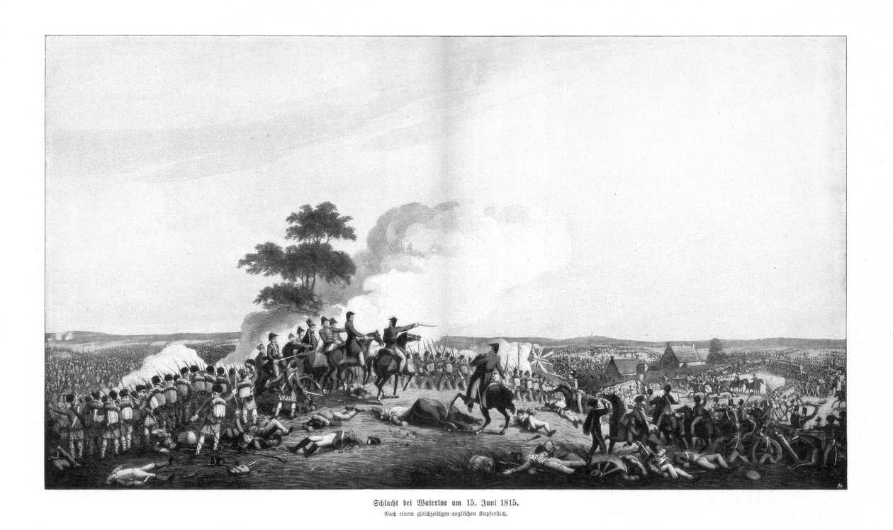 Waterloo-campagne, 15 juni 1815 door Unbekannt