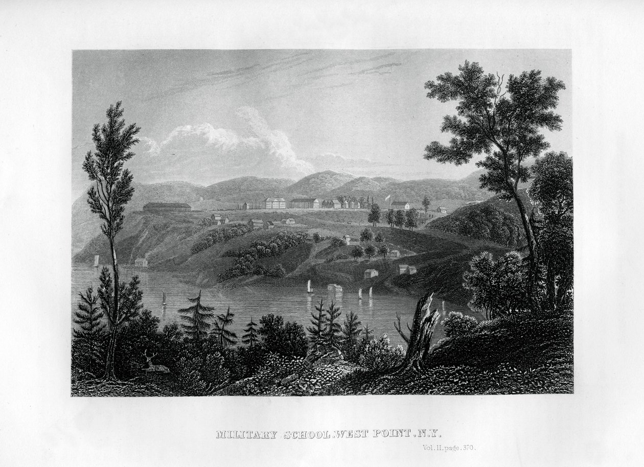 West Point Militaire School, New York, 1855 door Unbekannt
