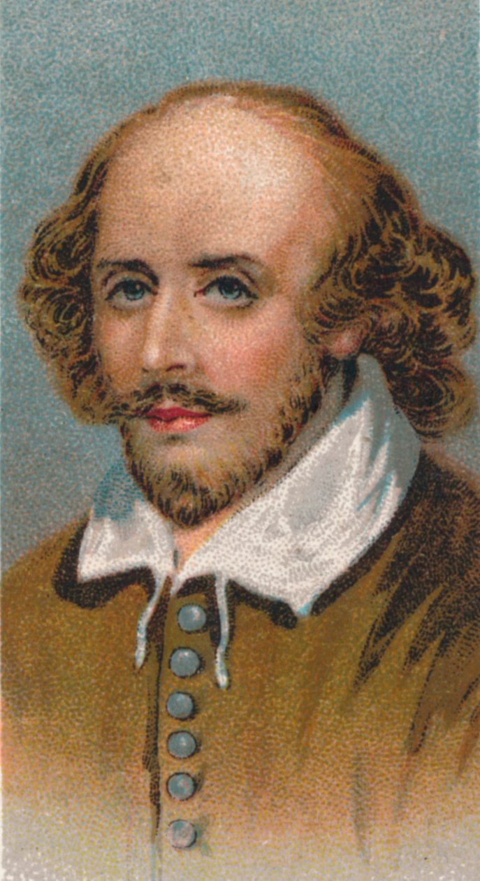 William Shakespeare 1564-1616, Engelse dichter en toneelschrijver, 1924 door Unbekannt