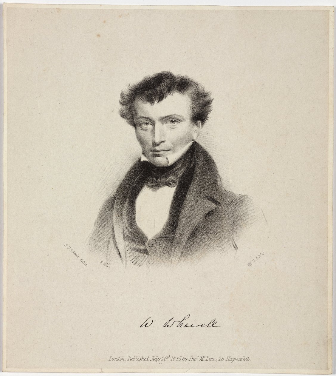 William Whewell, Engelse polymath, ca. 1820s door Unbekannt