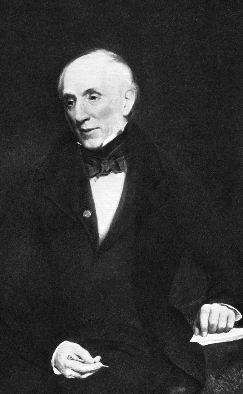 William Wordsworth, Engelse romantische dichter, ca. 1850 door Unbekannt