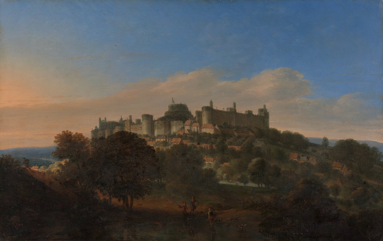 Kasteel Windsor vanuit het Zuiden, na 1681 door Unbekannt