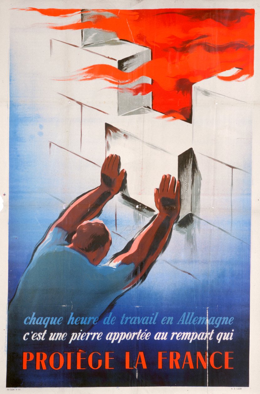 Werken in Duitsland beschermt Frankrijk, 1944 door Unbekannt