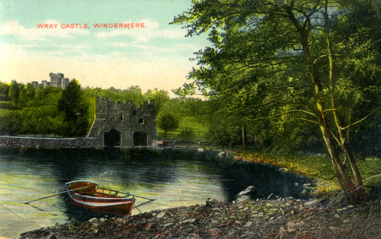 Wray Castle, Claife, Lancashire, begin 20e eeuw door Unbekannt