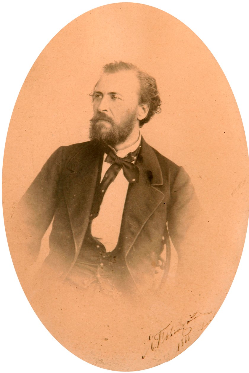 Yakov Polonsky, Russische dichter, c1866 door Unbekannt