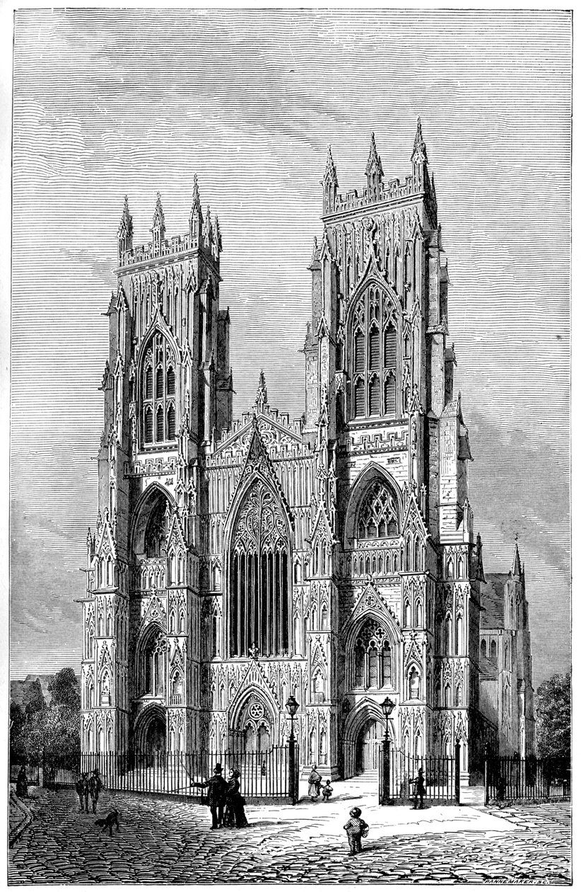York Minster door Unbekannt