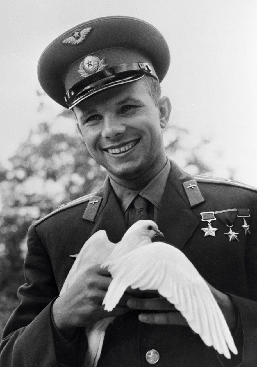 Joeri Gagarin, Russische kosmonaut, ca. 1963-1964 door Unbekannt