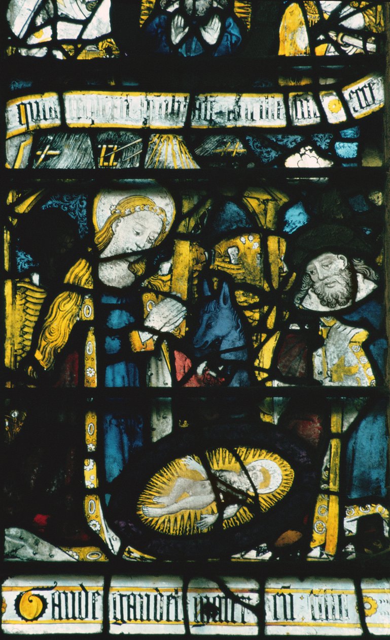 Geboorte, ca. 1485 door Unbekannt Unbekannt