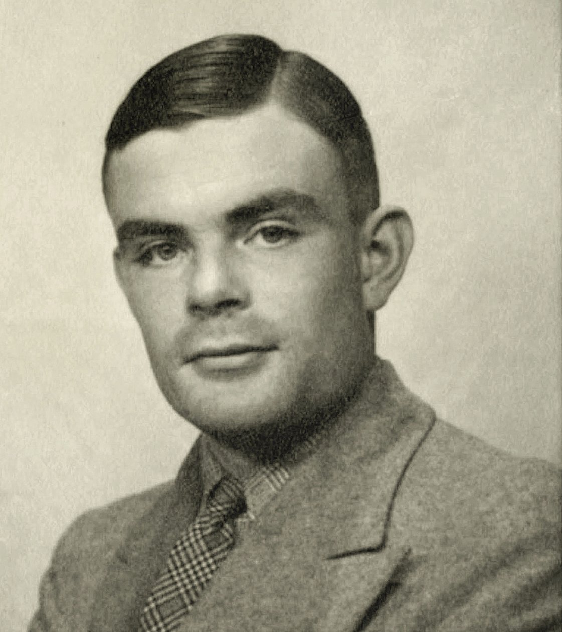 Portret van Alan Mathison Turing door Unbekannt Unbekannt