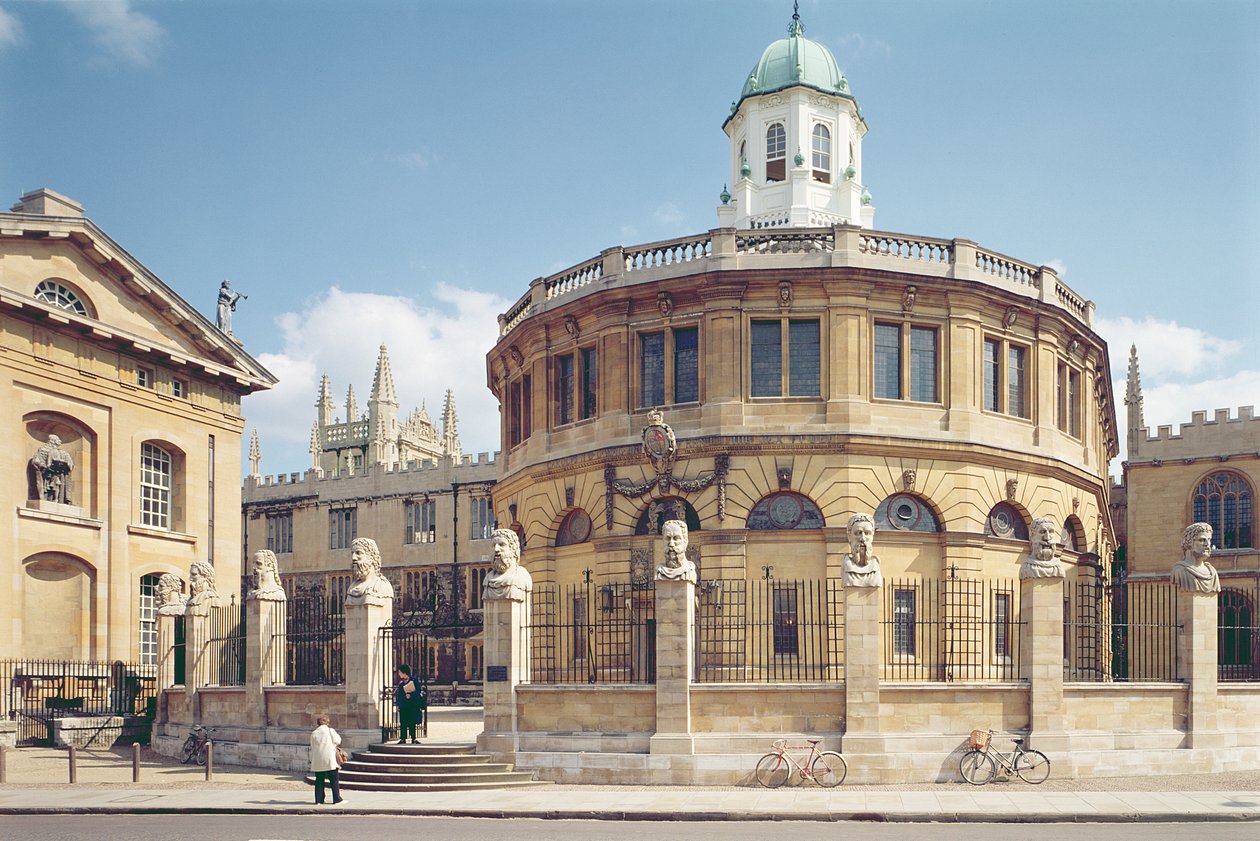 Sheldonian Theater, Oxford door Unbekannt Unbekannt