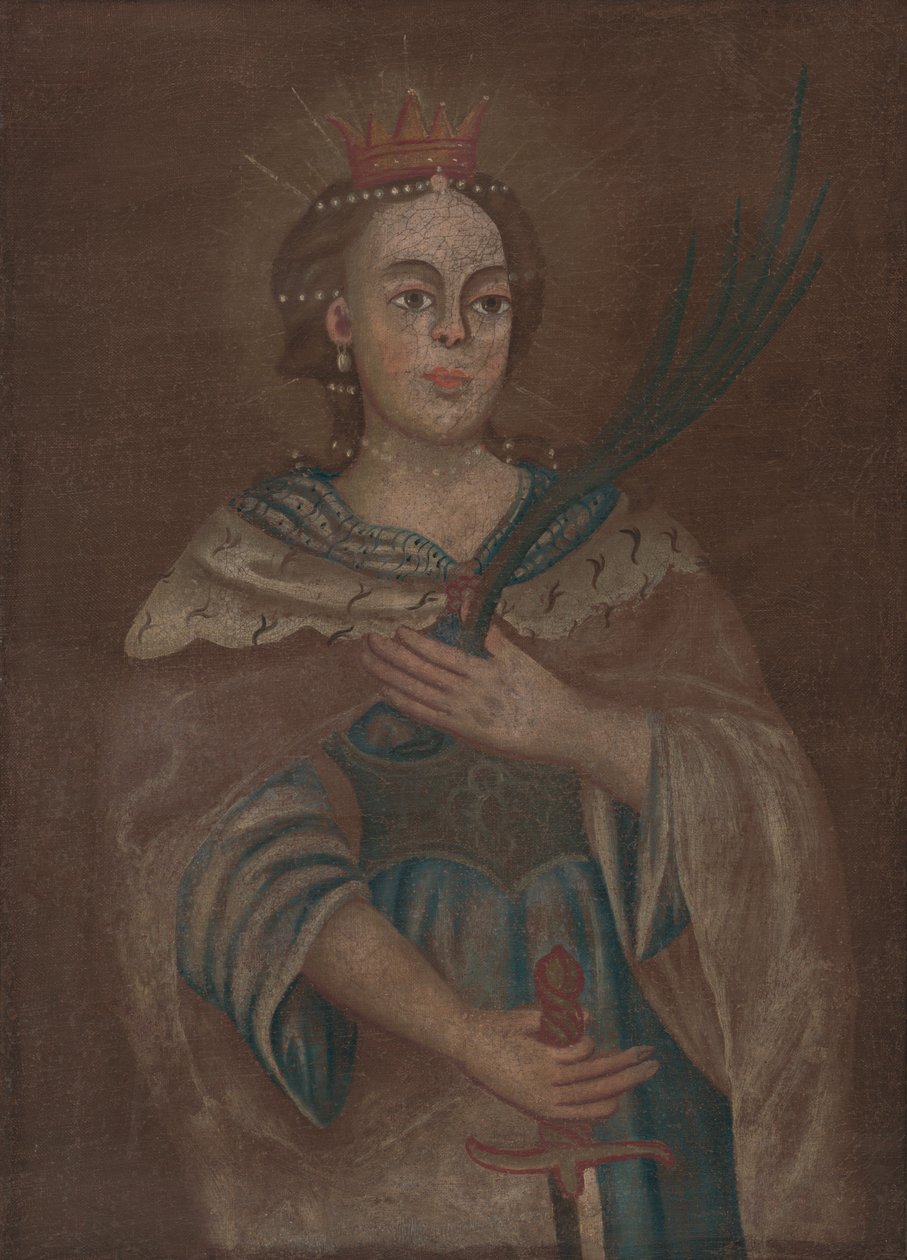 Sint Catharina van Alexandrië door Unbekannt Unbekannt
