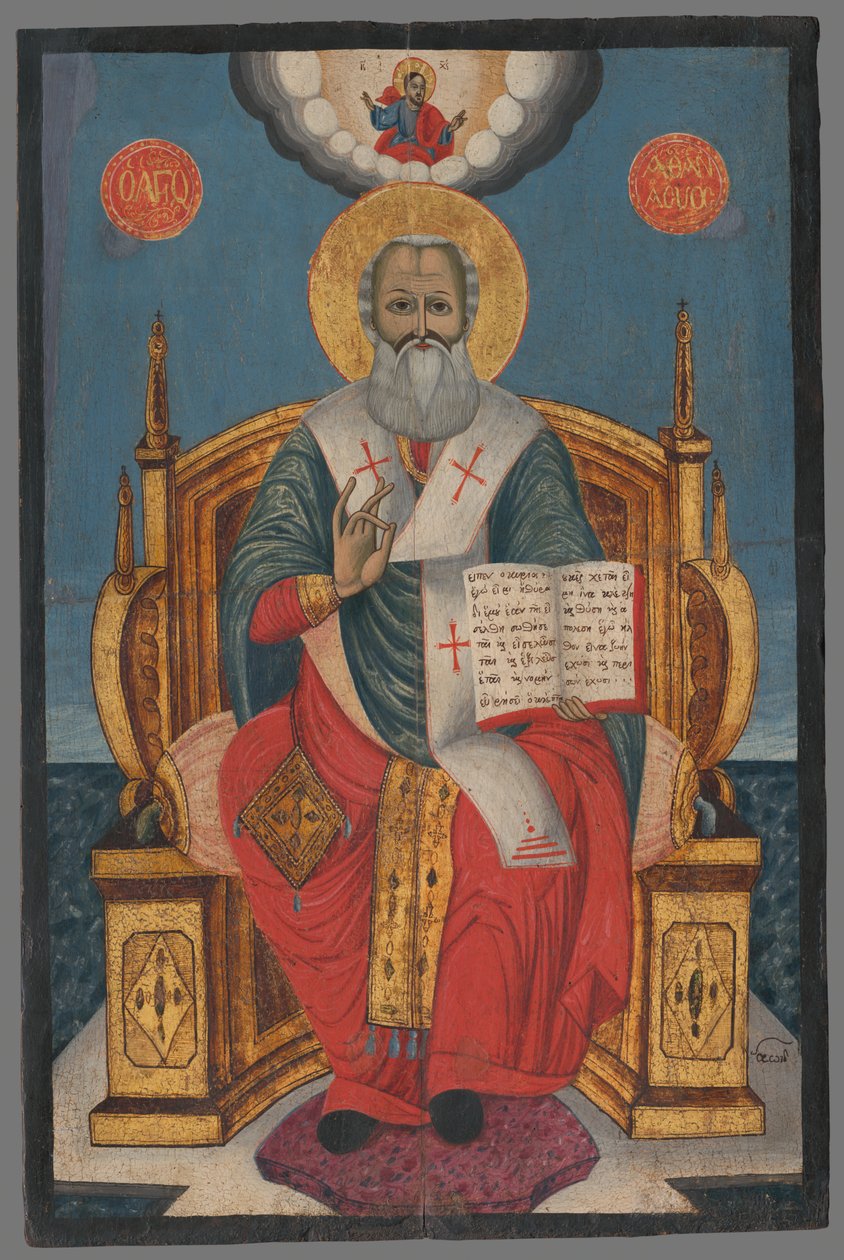 Sint Athanasios door Unbekannt Unbekannt