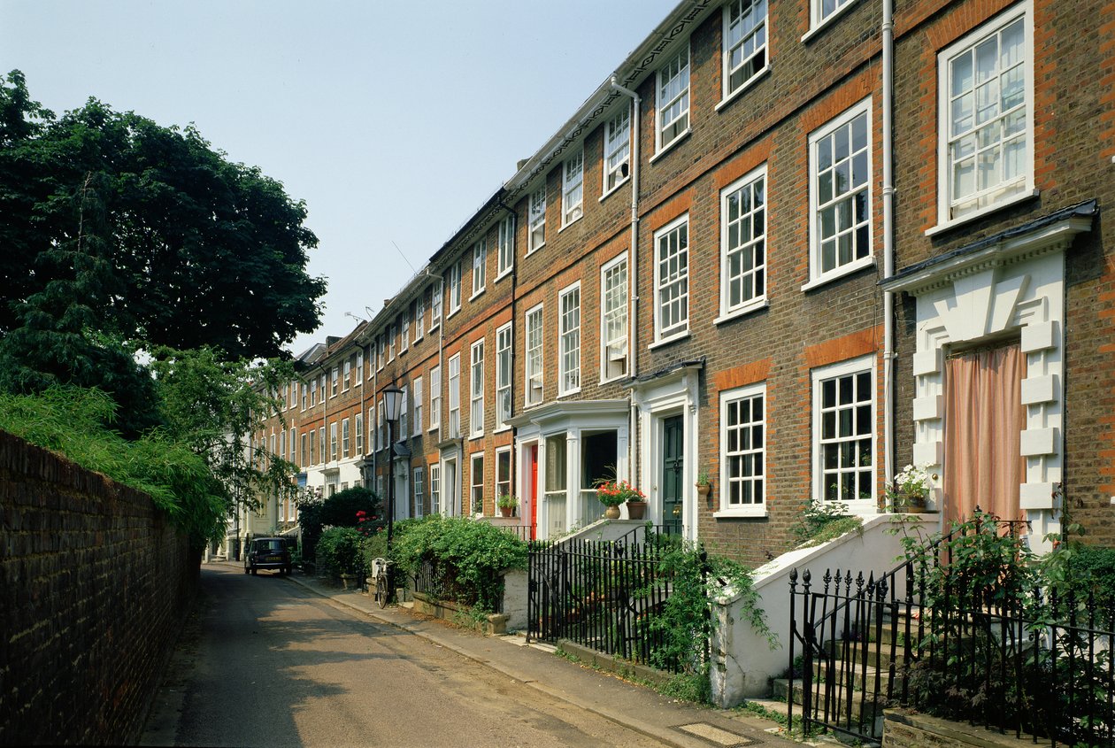 Syon Row, Twickenham door Unbekannt Unbekannt