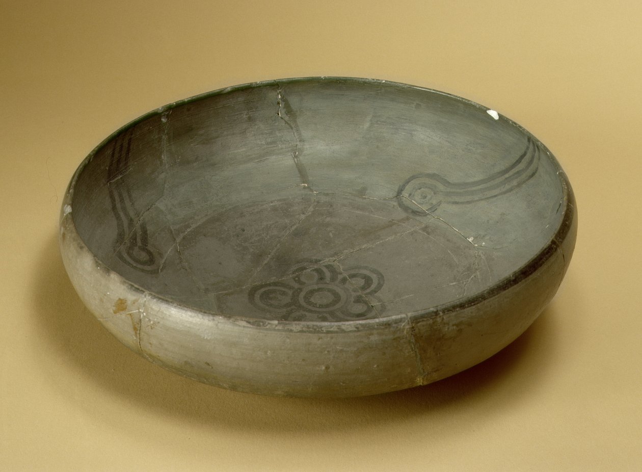 Terracotta beschilderd grijs aardewerk, Hastinapur, 800-400 v.Chr. door Unbekannt Unbekannt