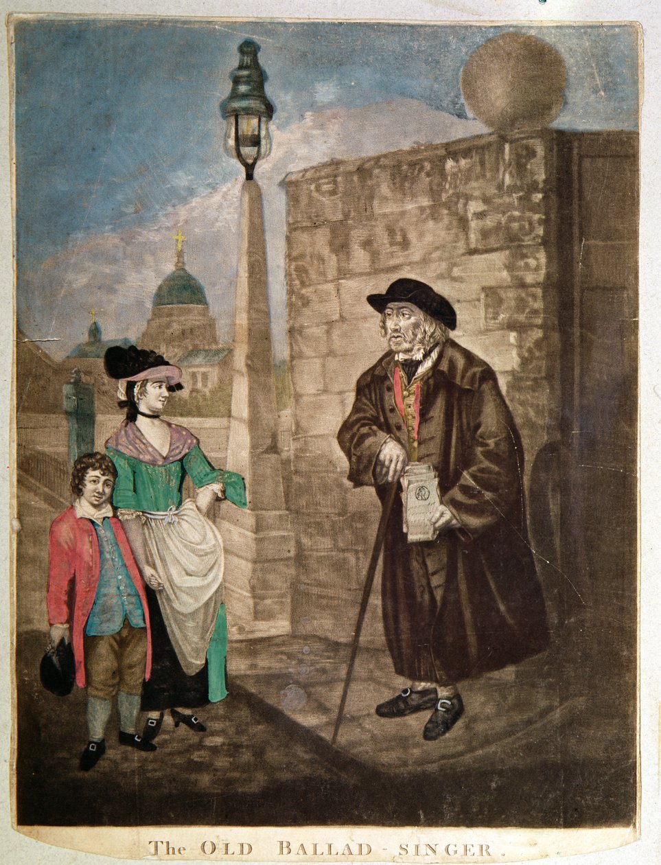 De Oude Balladzanger, ca. 1780 door Unbekannt Unbekannt
