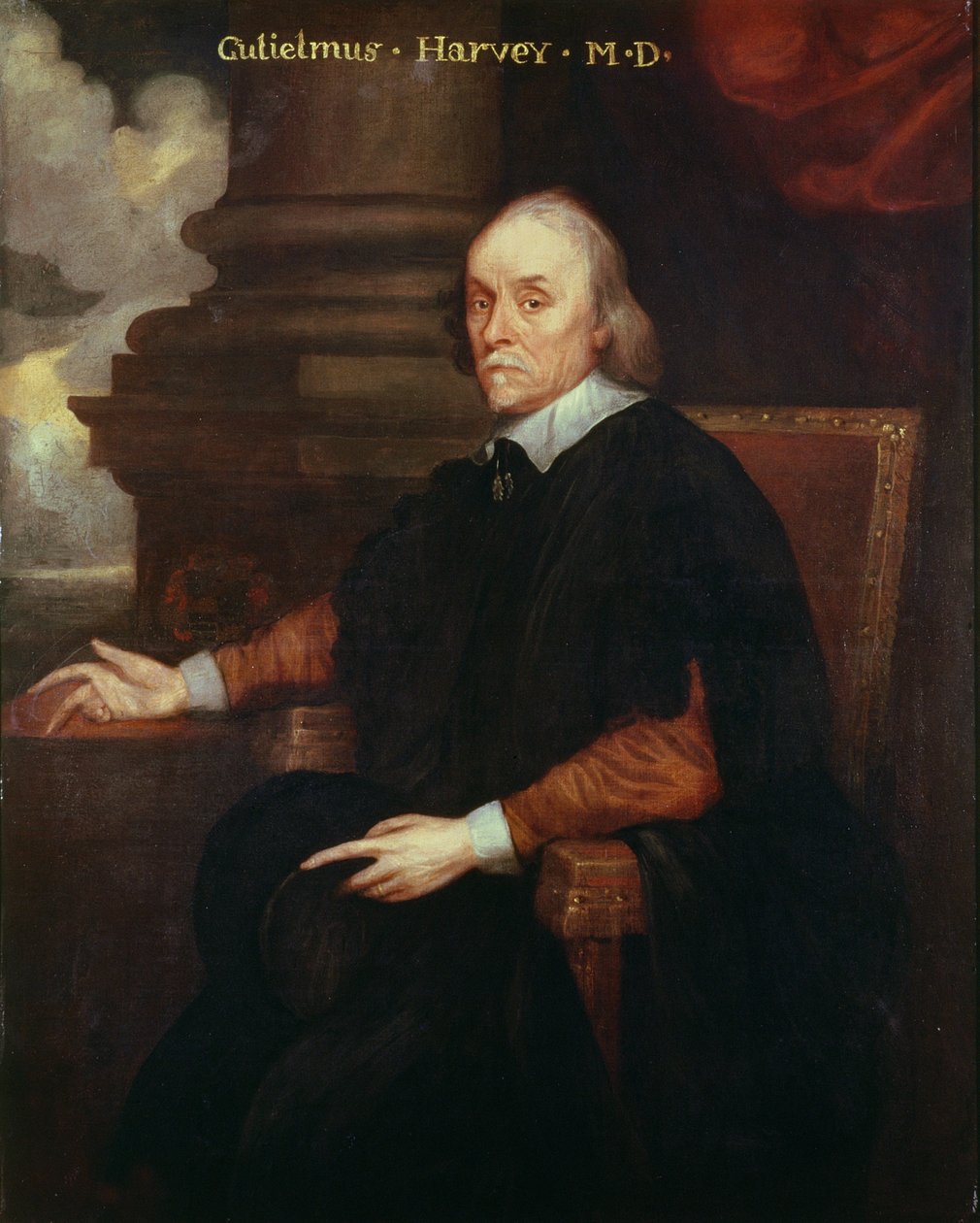 William Harvey (1578-1657) Koninklijke arts, 17e eeuw door Unbekannt Unbekannt