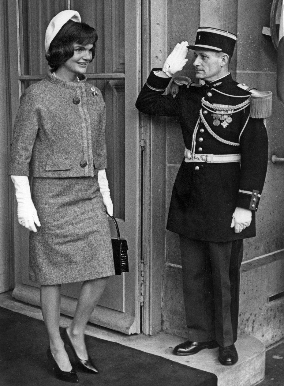 Jackie Kennedy in Parijs op 2 juni 1961 door Unbekannt Unbekannt