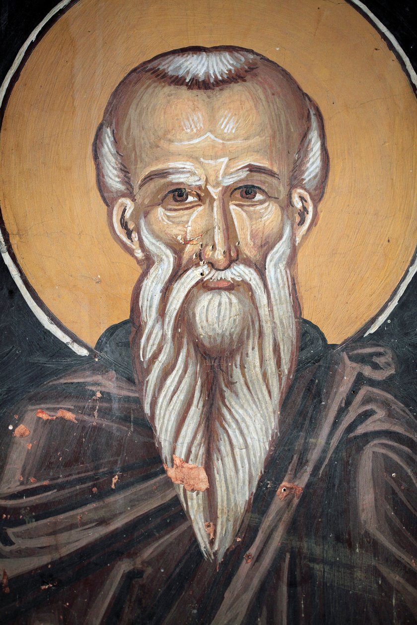 Byzantijns fresco uit de 15e eeuw door Unbekannt Unbekannt