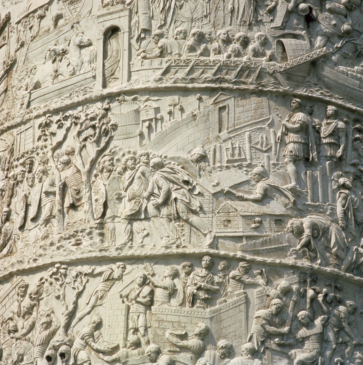 Detail van Trajanus