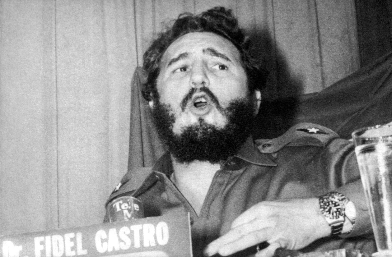 Fidel Castro spreekt door Unbekannt Unbekannt