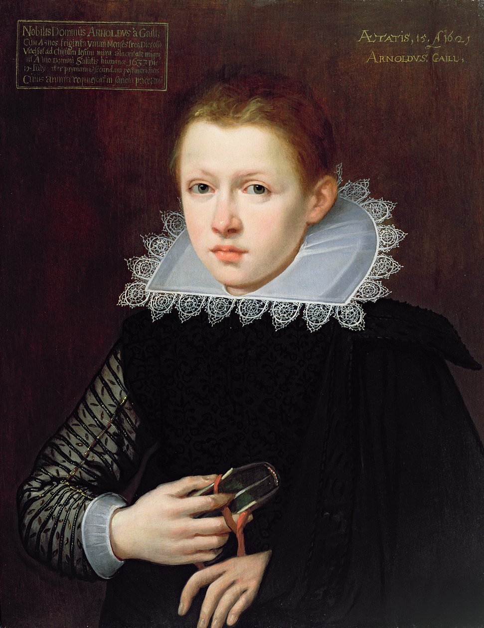 Portret van een jonge jongen, 1621 door Unbekannt Unbekannt