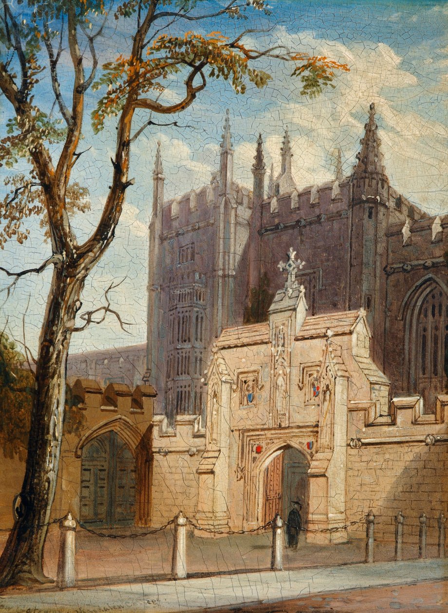 Pugin Gateway, Magdalen door Unbekannt Unbekannt