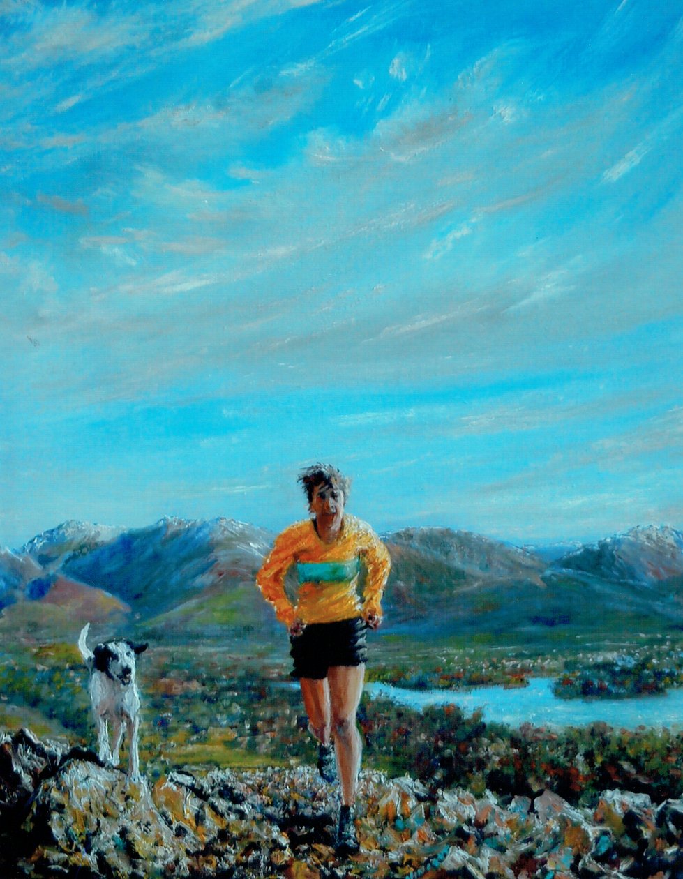 Running the red line, Julie Carter door Unbekannt Unbekannt