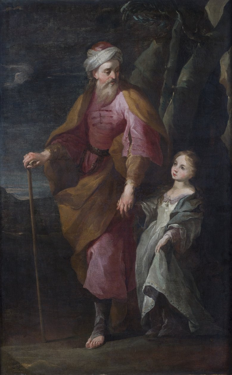 St. Joachim en de Maagd Maria door Unbekannt Unbekannt