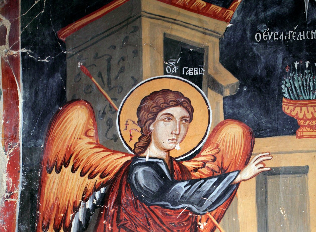 Byzantijns fresco uit de 15e eeuw door Unbekannt Unbekannt