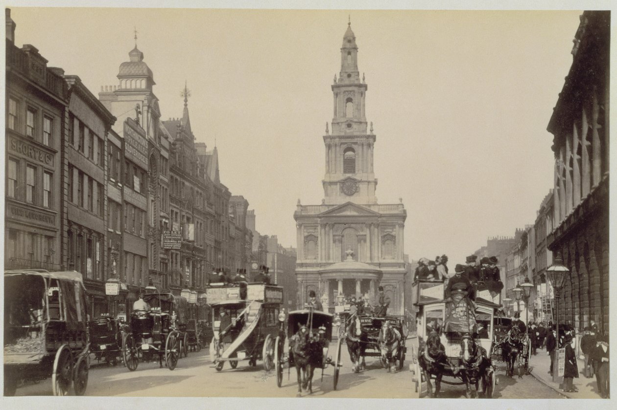 The Strand, ca. 1880 door Unbekannt Unbekannt