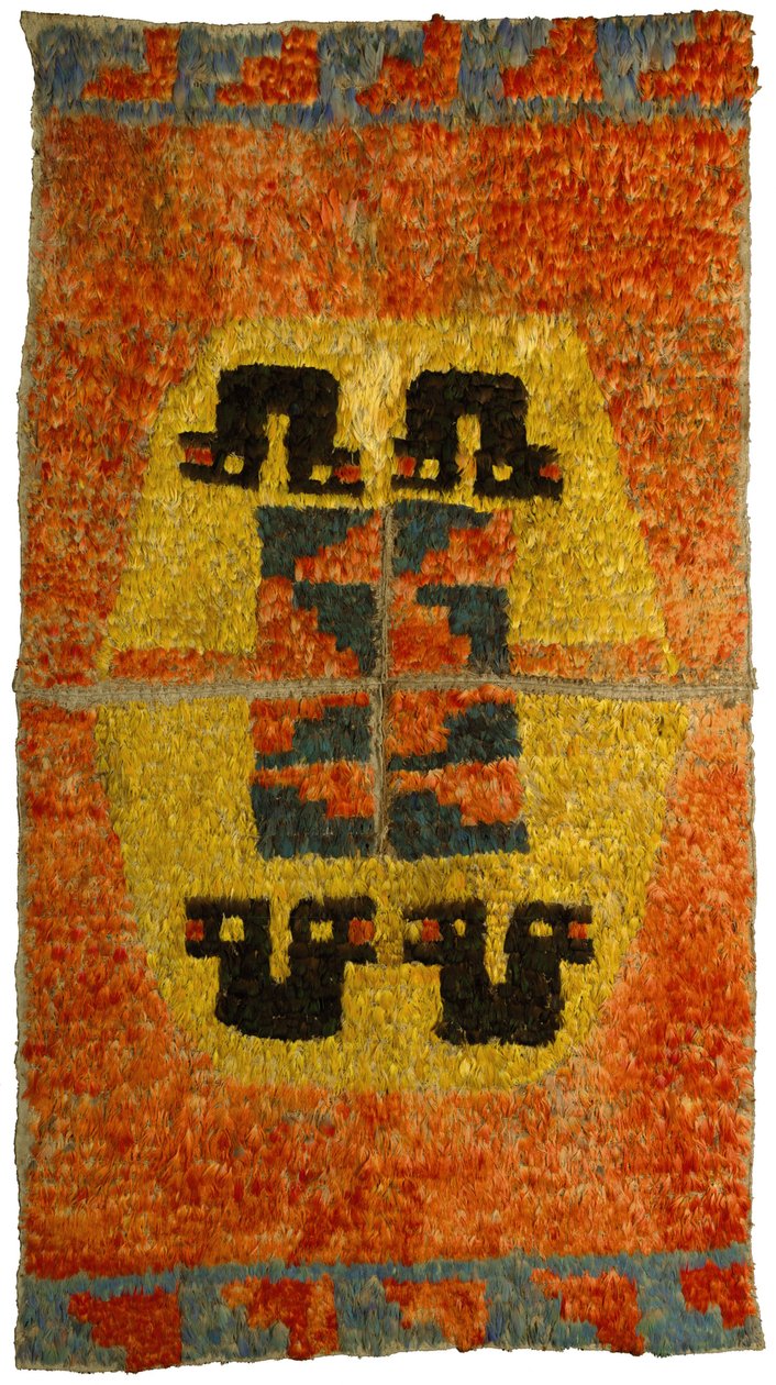 Een Nazca-Huari veer tuniek, ca. 700-1100 door Unbekannt