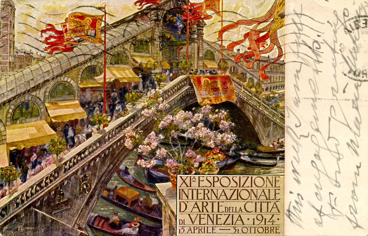 Advertentie voor de 11e Internationale Kunsttentoonstelling door Unbekannter Künstler