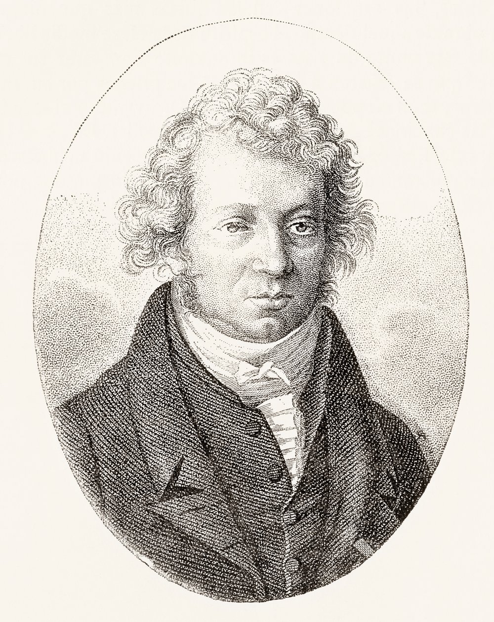 André-Marie Ampère door Unbekannter Künstler