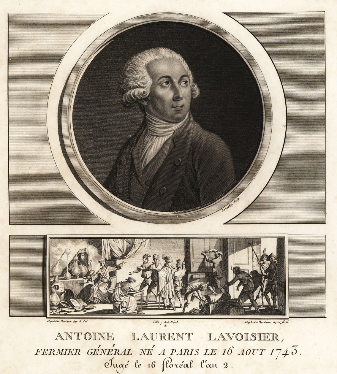 Antoine Laurent Lavoisier, Franse edelman en chemicus door Unbekannt