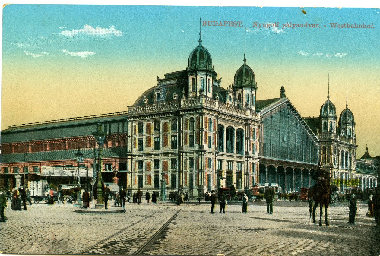 Boedapest - West Station (Nyugoti pályaudvar) door Unbekannter Künstler