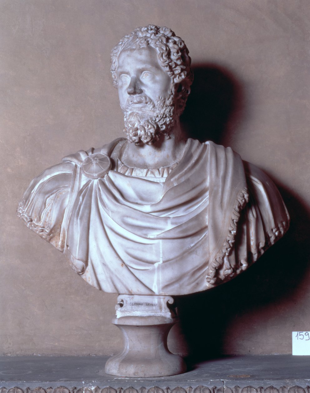 Borstbeeld van Septimius Severus, Romeins door Unbekannt