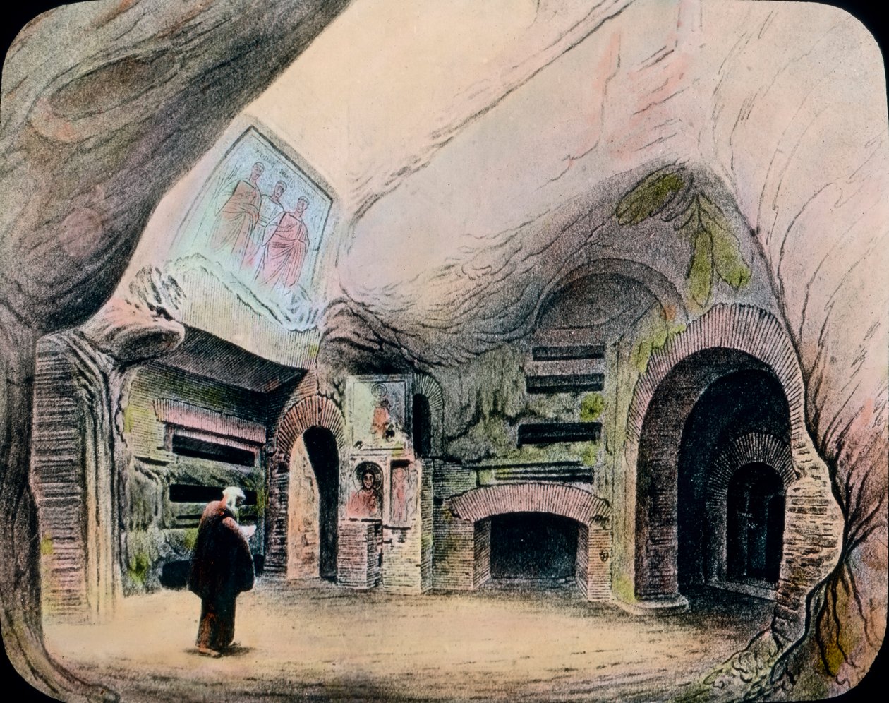 Catacombe van Heilige Caecilie door Unbekannter Künstler