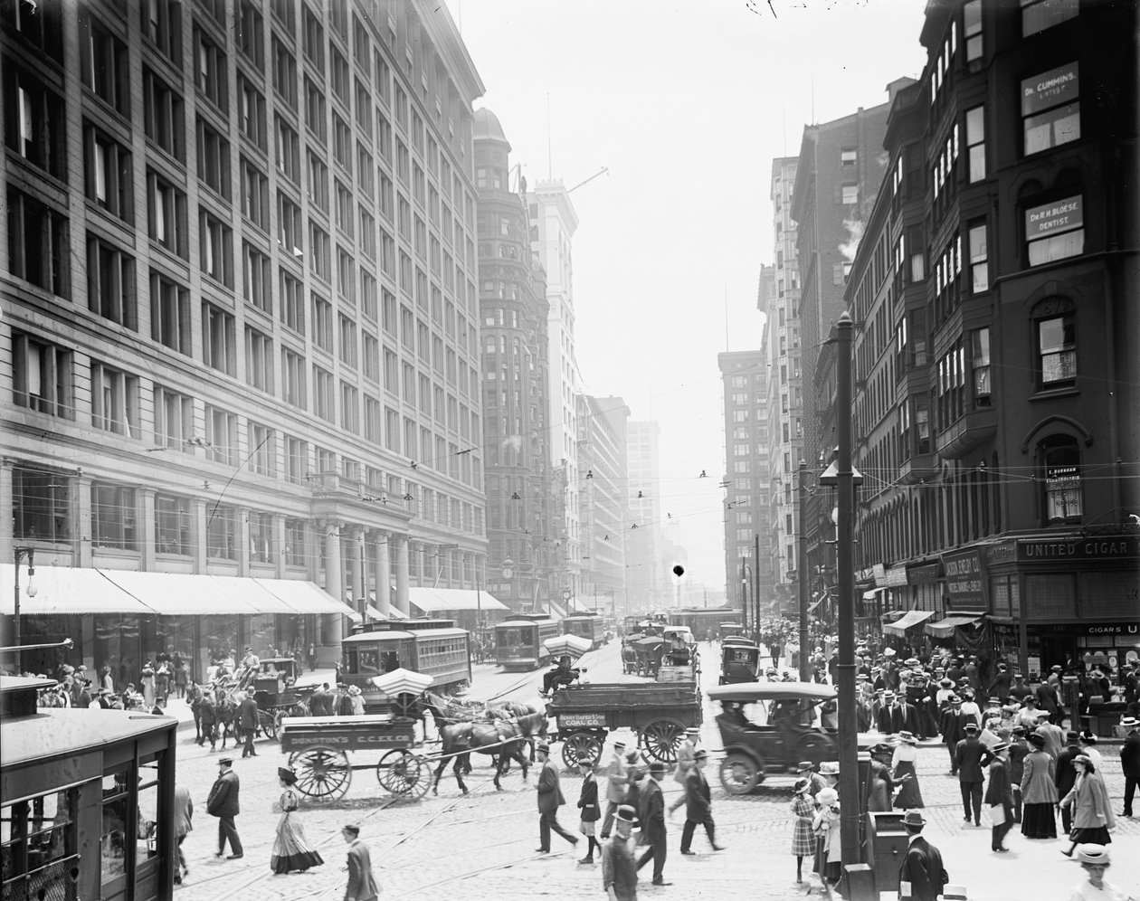 Chicago, Ill., State St. & Marshall Fields door Unbekannter Künstler
