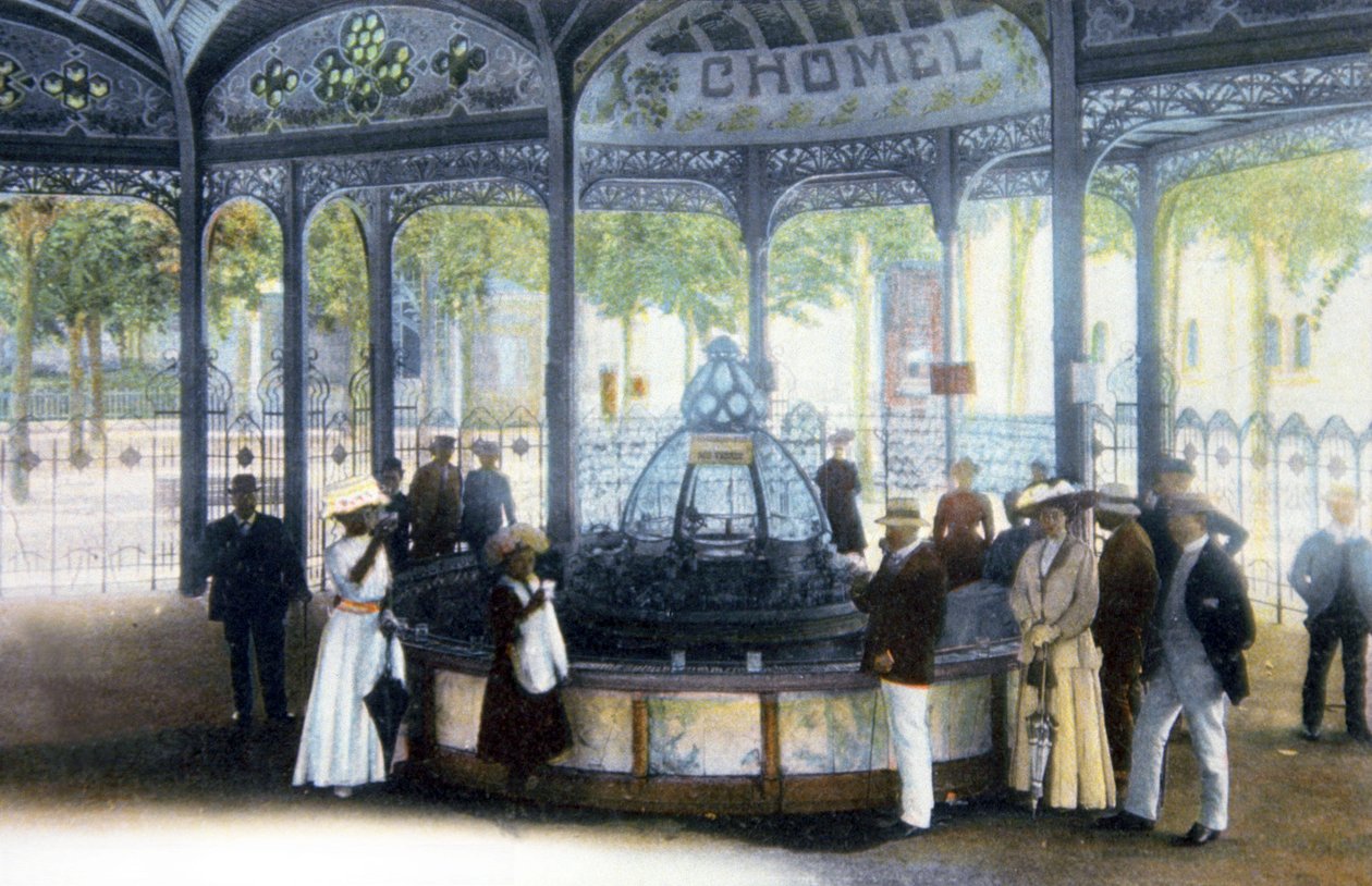 Chomel-bron in Vichy door Unbekannter Künstler
