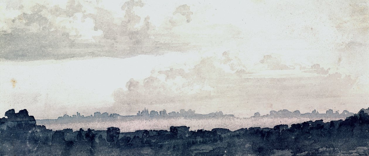 Wolkstudie door Luke Howard, c.1808-1811 door Unbekannter Künstler