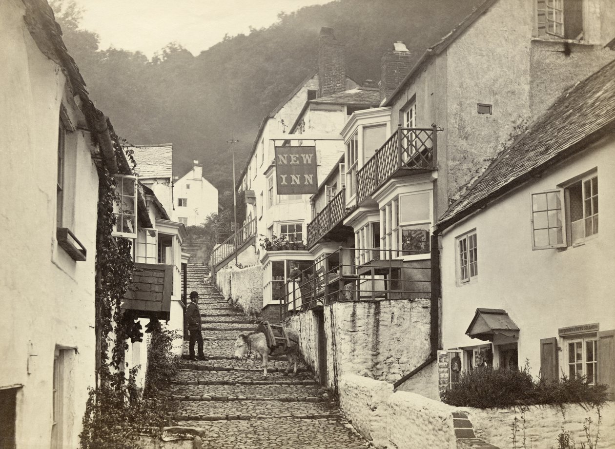 Clovelly, Torridge, Devon, VK door Unbekannter Künstler